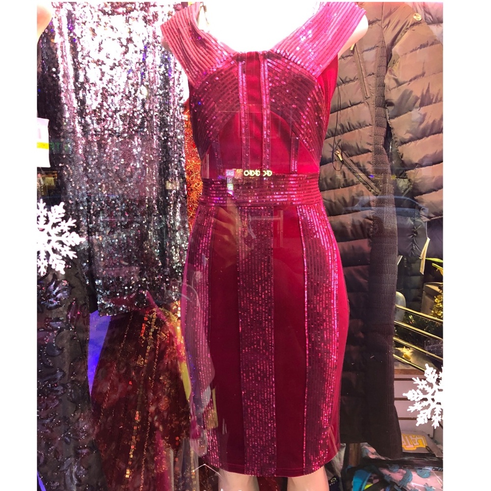 Tadashi Shoji/ Dkny Pink dress Size 10